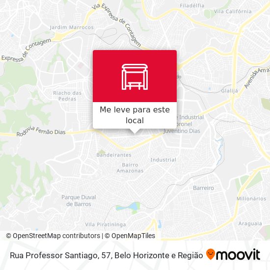 Rua Professor Santiago, 57 mapa
