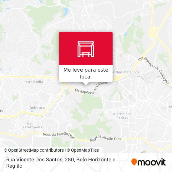 Rua Vicente Dos Santos, 280 mapa