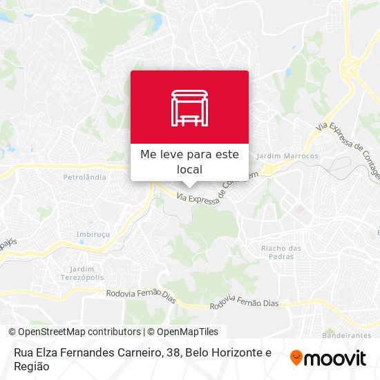 Rua Elza Fernandes Carneiro, 38 mapa