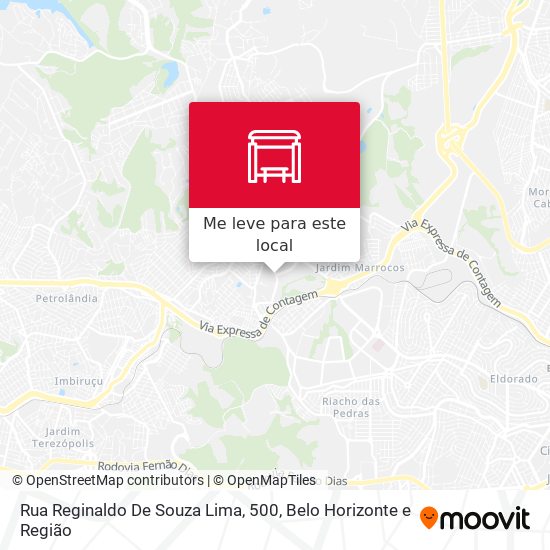 Rua Reginaldo De Souza Lima, 500 mapa