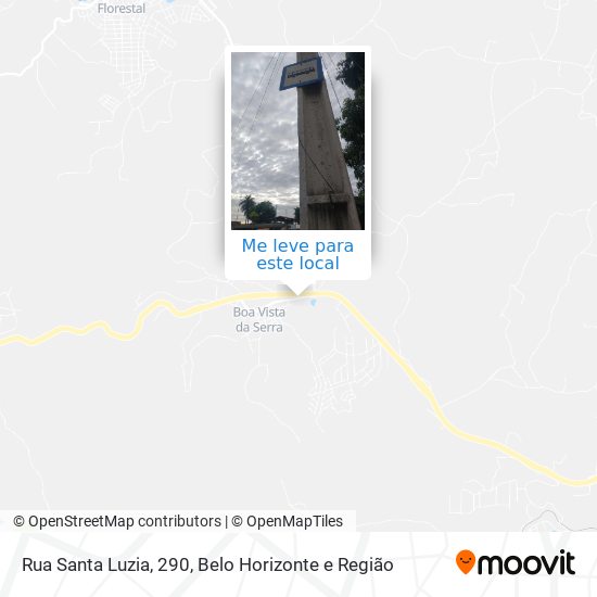 Rua Santa Luzia, 290 mapa