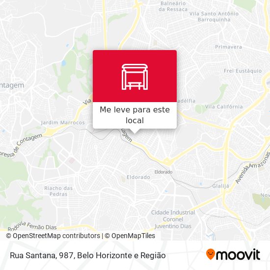 Rua Santana, 987 mapa
