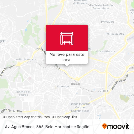 Av. Água Branca, 865 mapa
