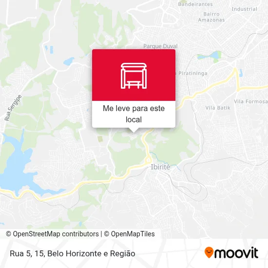 Rua 5, 15 mapa