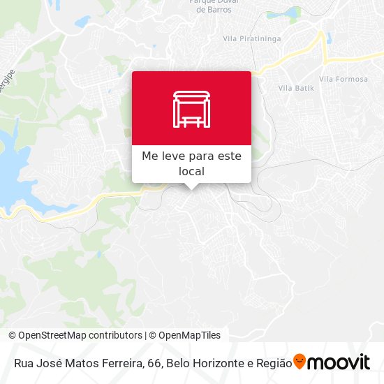 Rua José Matos Ferreira, 66 mapa