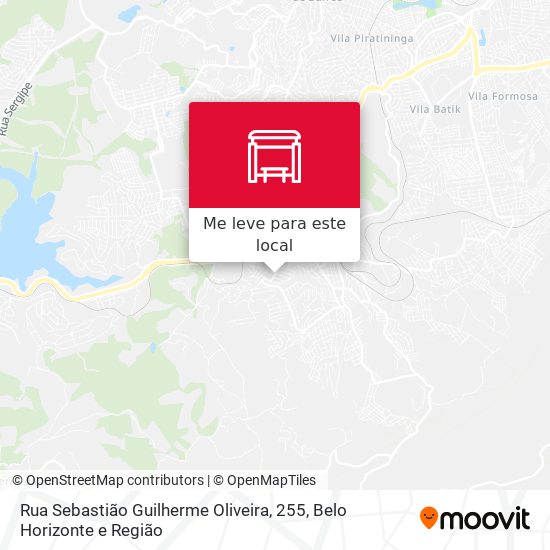 Rua Sebastião Guilherme Oliveira, 255 mapa