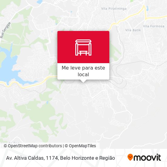 Av. Altiva Caldas, 1174 mapa