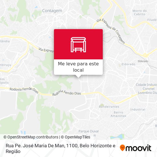 Rua Pe. José Maria De Man, 1100 mapa