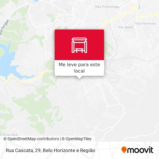 Rua Cascata, 29 mapa