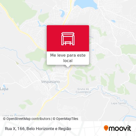 Rua X, 166 mapa
