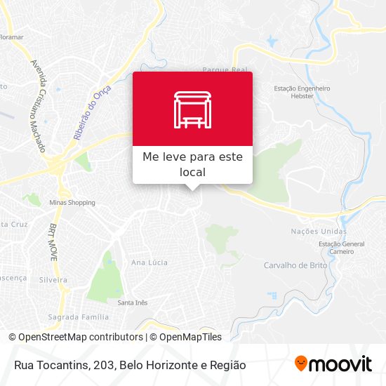 Rua Tocantins, 203 mapa
