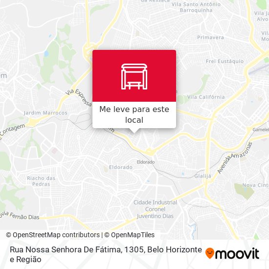 Rua Nossa Senhora De Fátima, 1305 mapa