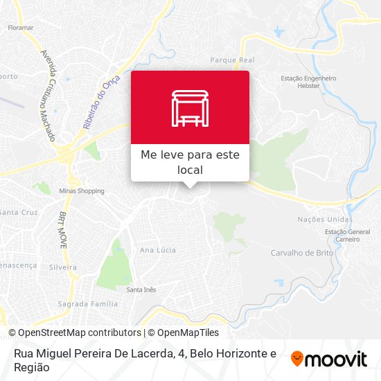 Rua Miguel Pereira De Lacerda, 4 mapa