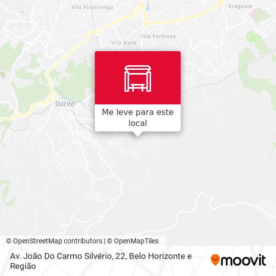 Av. João Do Carmo Silvério, 22 mapa