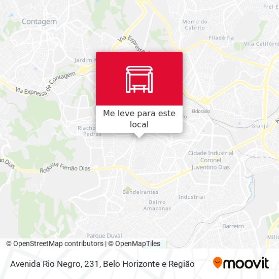 Avenida Rio Negro, 231 mapa