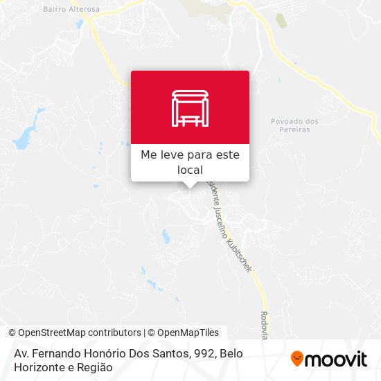 Av. Fernando Honório Dos Santos, 992 mapa