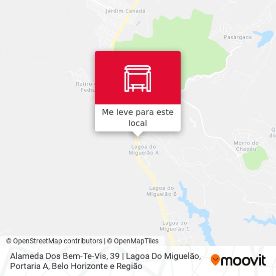 Alameda Dos Bem-Te-Vis, 39 | Lagoa Do Miguelão, Portaria A mapa