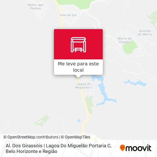 Al. Dos Girassóis | Lagoa Do Miguelão Portaria C mapa
