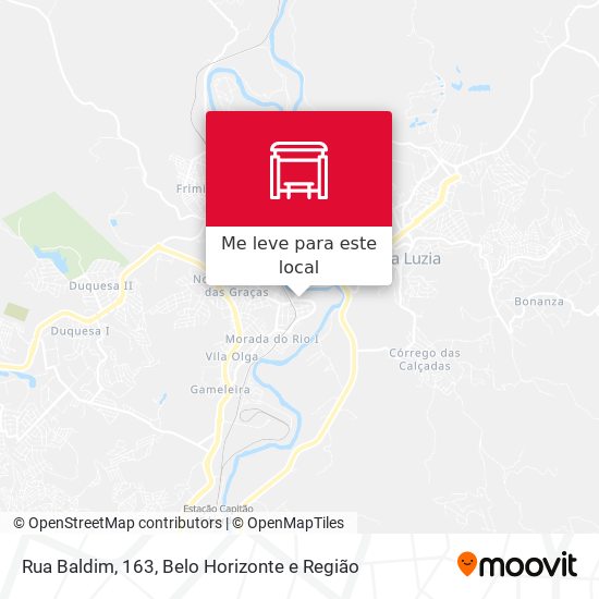 Rua Baldim, 163 mapa