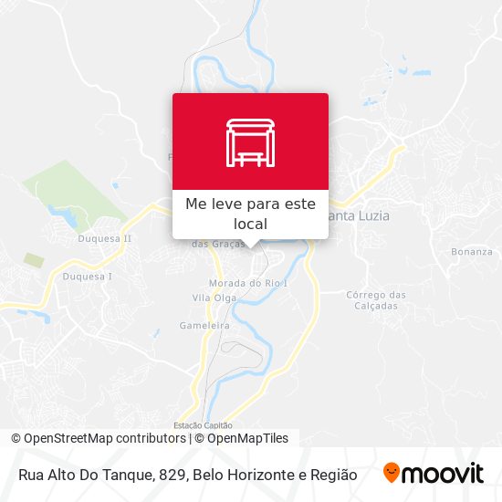 Rua Alto Do Tanque, 829 mapa