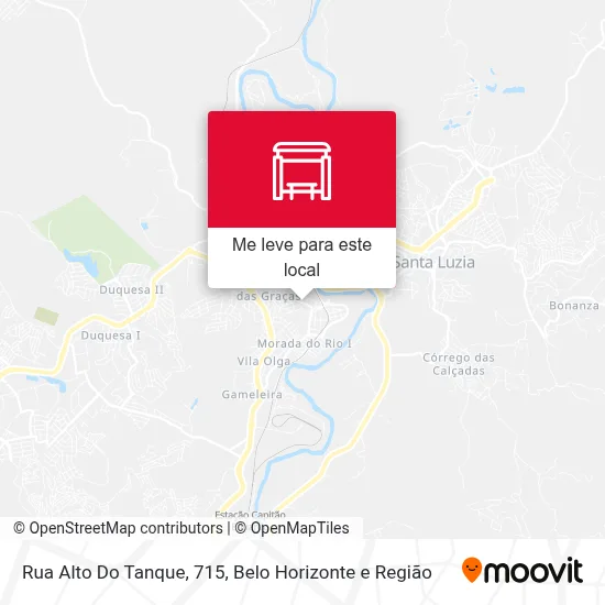 Rua Alto Do Tanque, 715 mapa