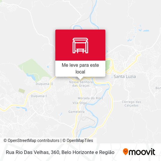 Rua Rio Das Velhas, 360 mapa