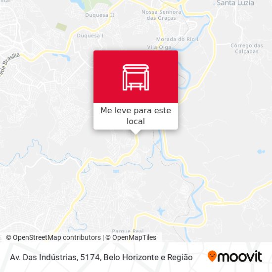 Av. Das Indústrias, 5174 mapa