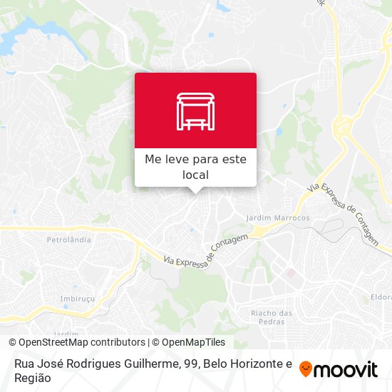 Rua José Rodrigues Guilherme, 99 mapa