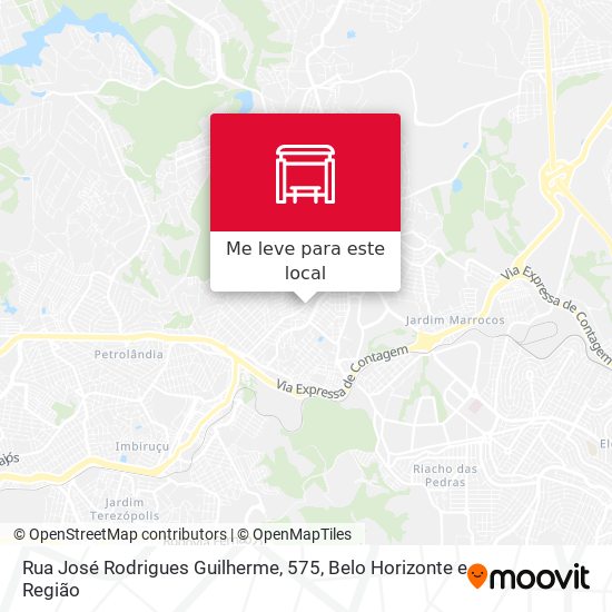 Rua José Rodrigues Guilherme, 575 mapa