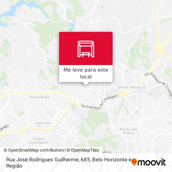 Rua José Rodrigues Guilherme, 685 mapa