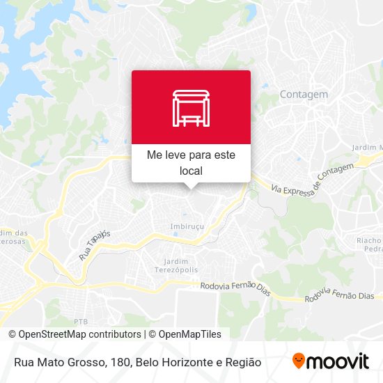 Rua Mato Grosso, 180 mapa