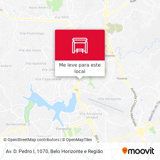 Av. D. Pedro I, 1070 mapa