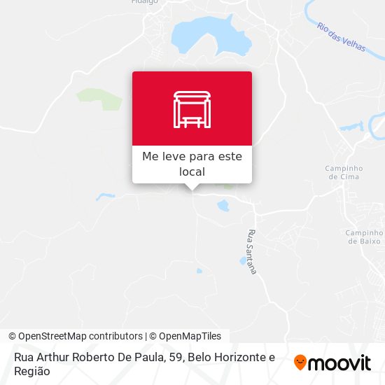 Rua Arthur Roberto De Paula, 59 mapa