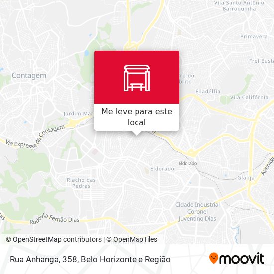 Rua Anhanga, 358 mapa