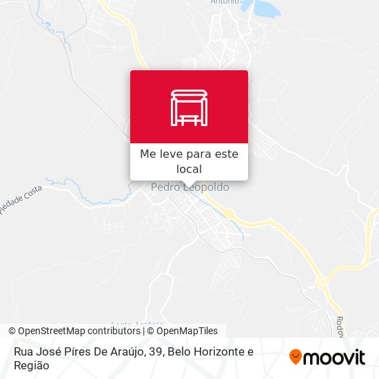 Rua José Píres De Araújo, 39 mapa