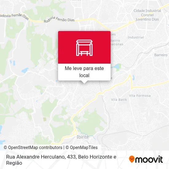Rua Alexandre Herculano, 433 mapa