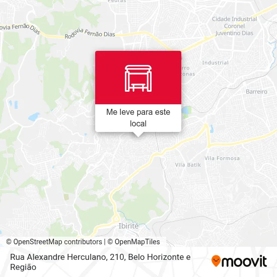 Rua Alexandre Herculano, 210 mapa
