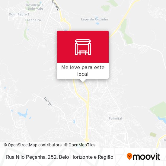 Rua Nilo Peçanha, 252 mapa