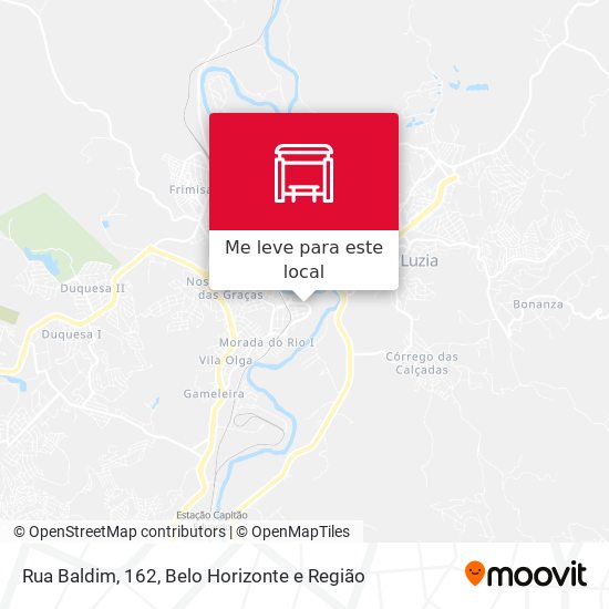Rua Baldim, 162 mapa