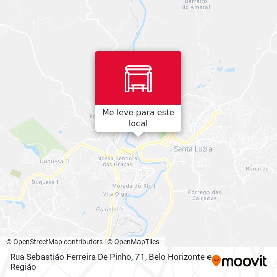 Rua Sebastião Ferreira De Pinho, 71 mapa
