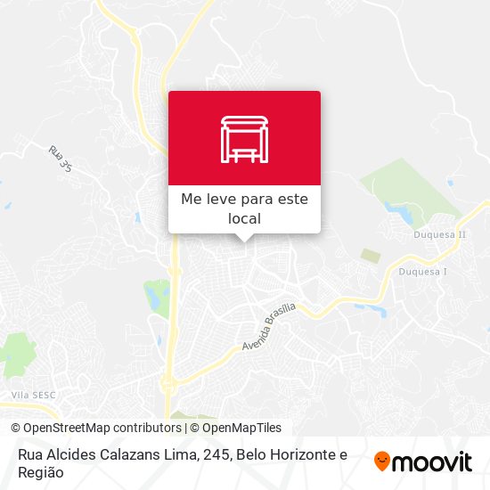 Rua Alcides Calazans Lima, 245 mapa