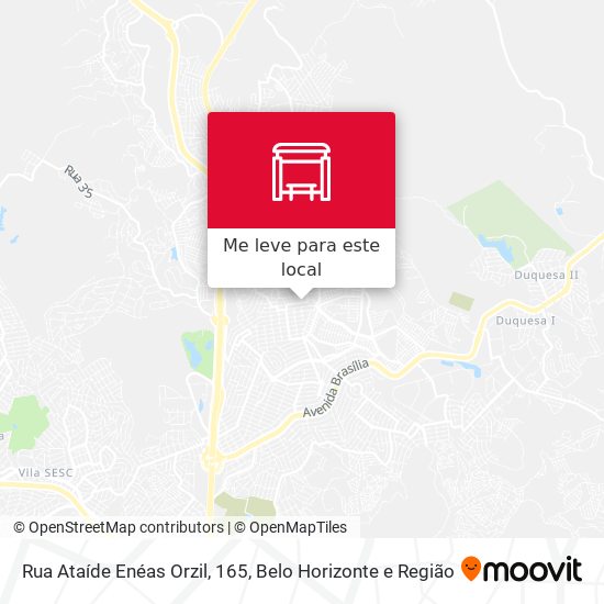 Rua Ataíde Enéas Orzil, 165 mapa
