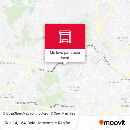 Rua 14, 164 mapa