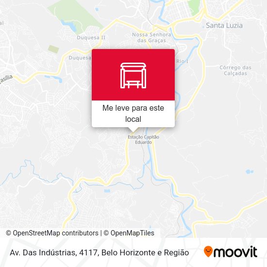 Av. Das Indústrias, 4117 mapa