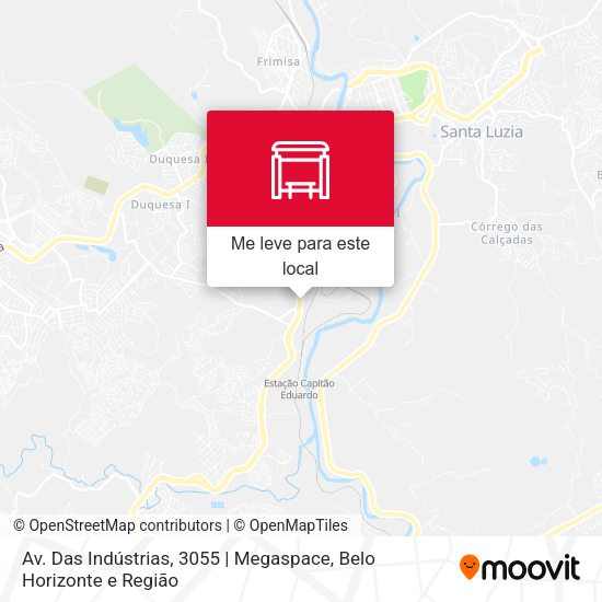 Av. Das Indústrias, 3055 | Megaspace mapa