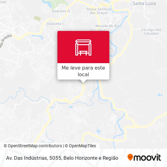 Av. Das Indústrias, 5055 mapa