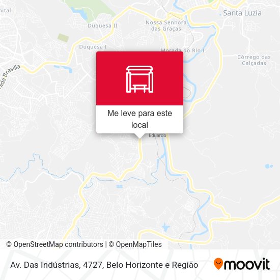 Av. Das Indústrias, 4727 mapa