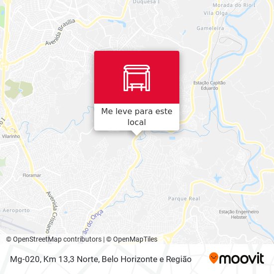 Mg-020, Km 13,3 Norte mapa
