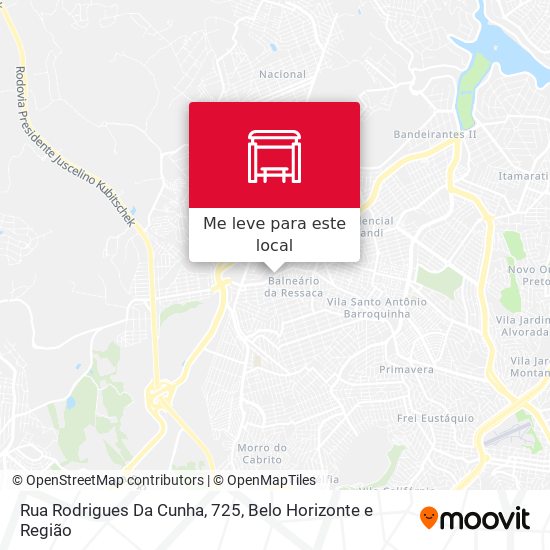 Rua Rodrigues Da Cunha, 725 mapa