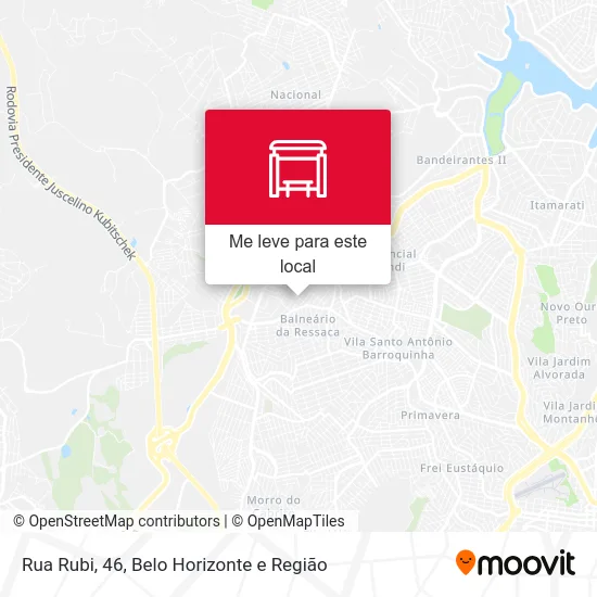 Rua Rubi, 46 mapa